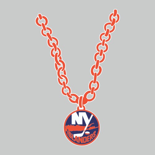 New York Islanders Necklace logo iron on paper